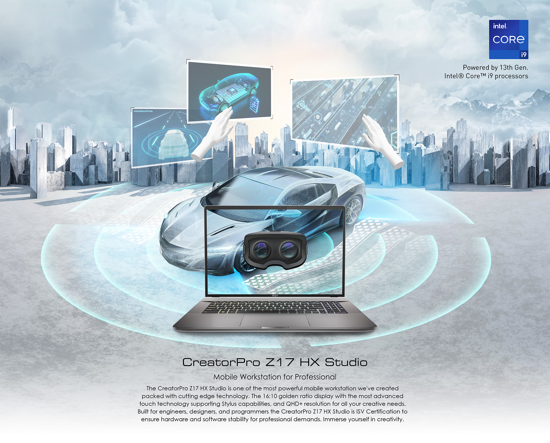MSI CreatorPro Z17 HX Studio Workstation